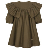 Rise & Shine Dress Olive Green 6YRS SAMPLE