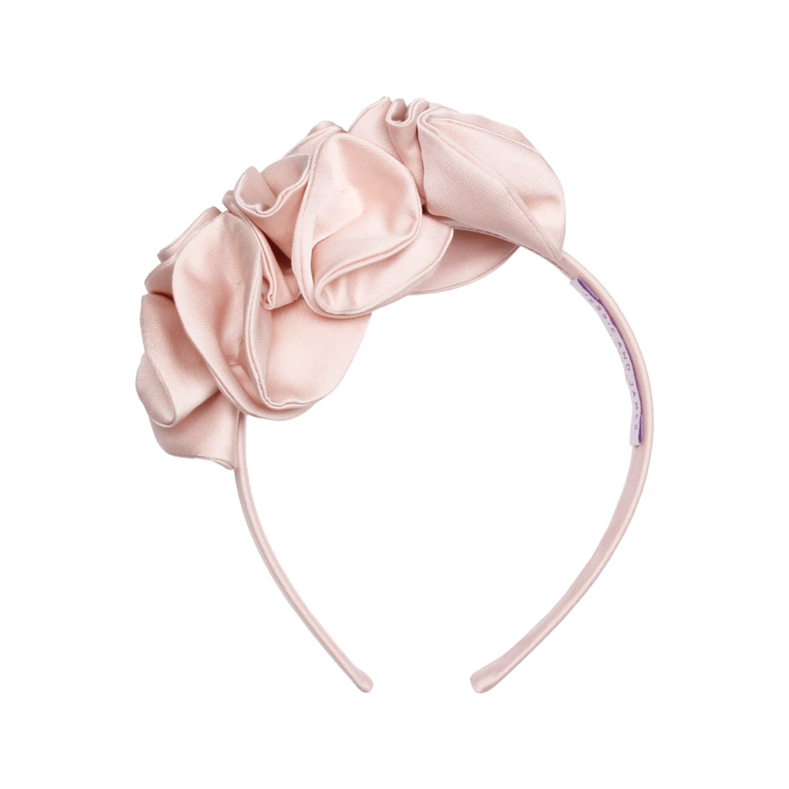 Sweet Pea Headband Pink Satin