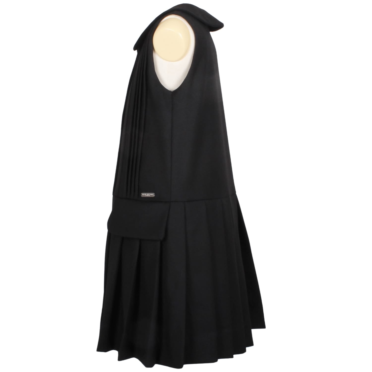 Dolly Pinafore Dress Black 6YRS SAMPLE