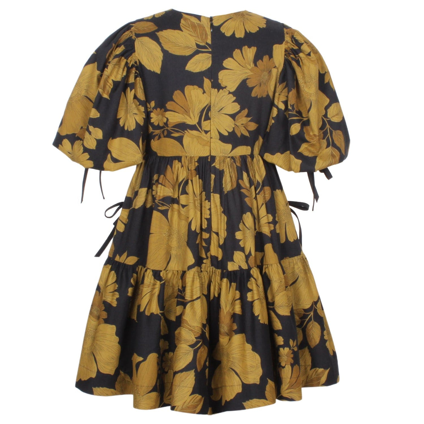 SIGNE-SS-DRESS - YELLOW FLOWER