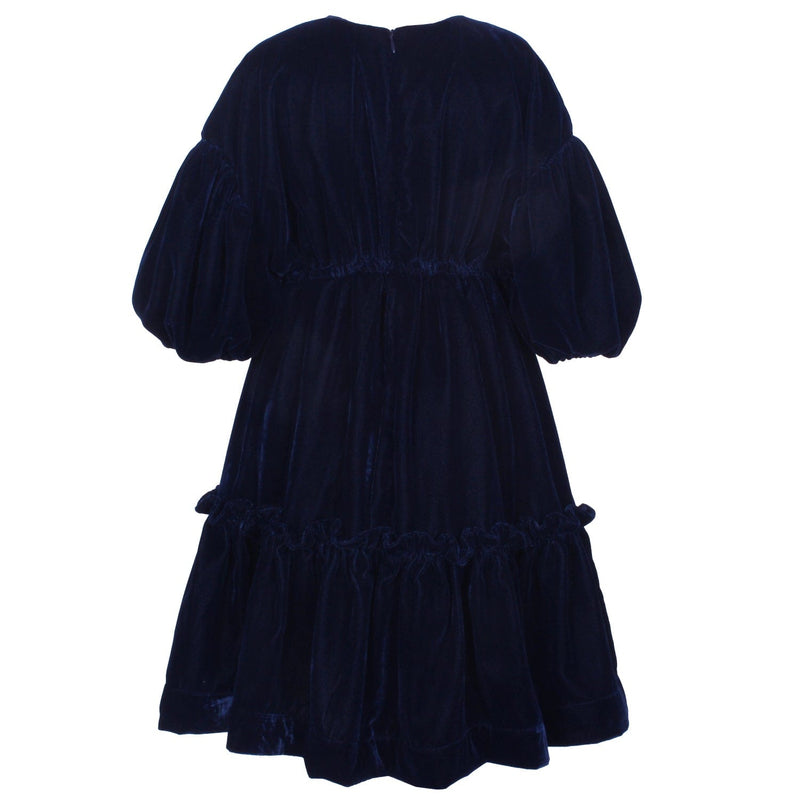 Dream Catcher Dress Navy Velvet