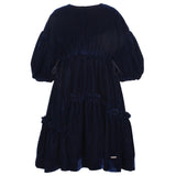 Dream Catcher Dress Navy Velvet