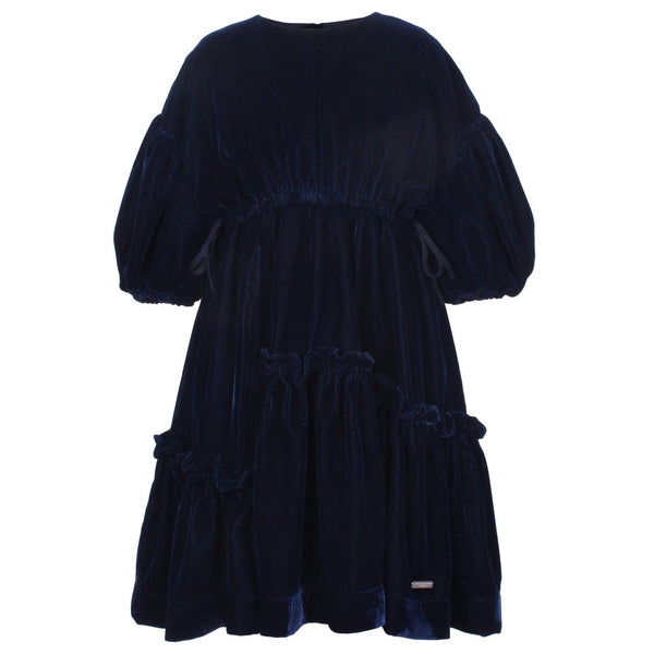 Dream Catcher Dress Navy Velvet