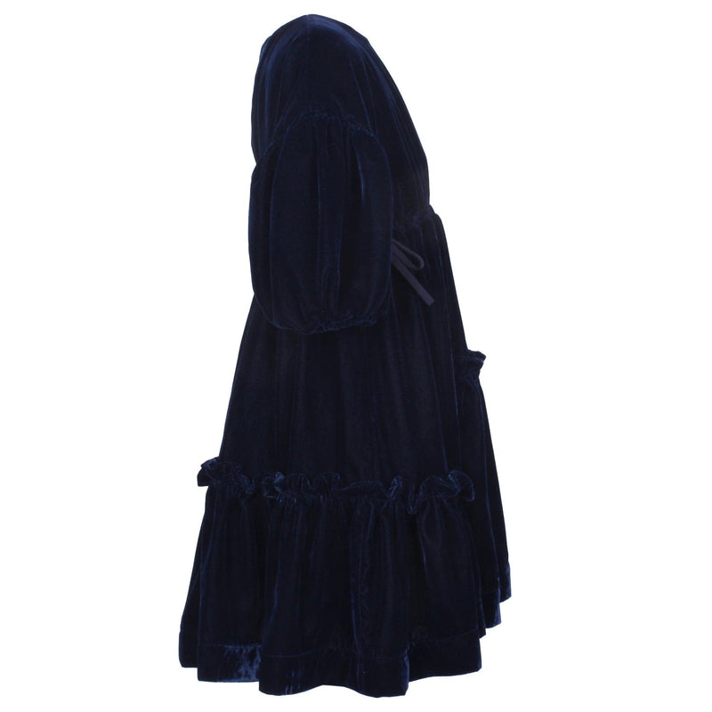 Dream Catcher Dress Navy Velvet