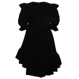 Drizzle Dress Black Velvet