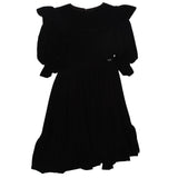 Drizzle Dress Black Velvet