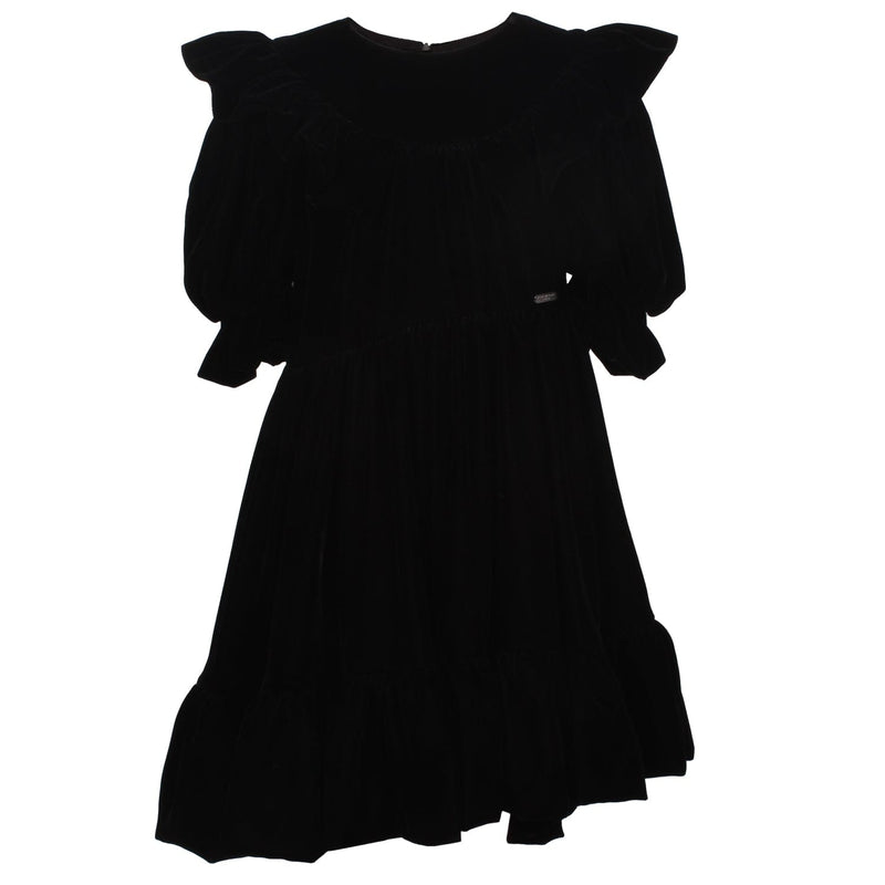 Drizzle Dress Black Velvet