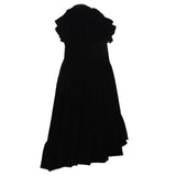 Drizzle Dress Black Velvet