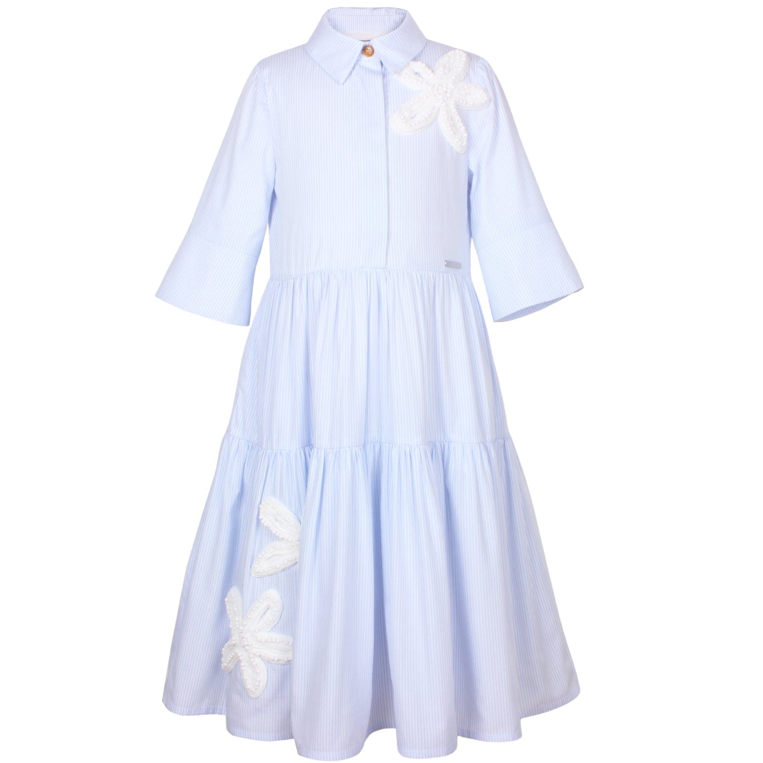 Era Dress Sky Blue Pinstripe