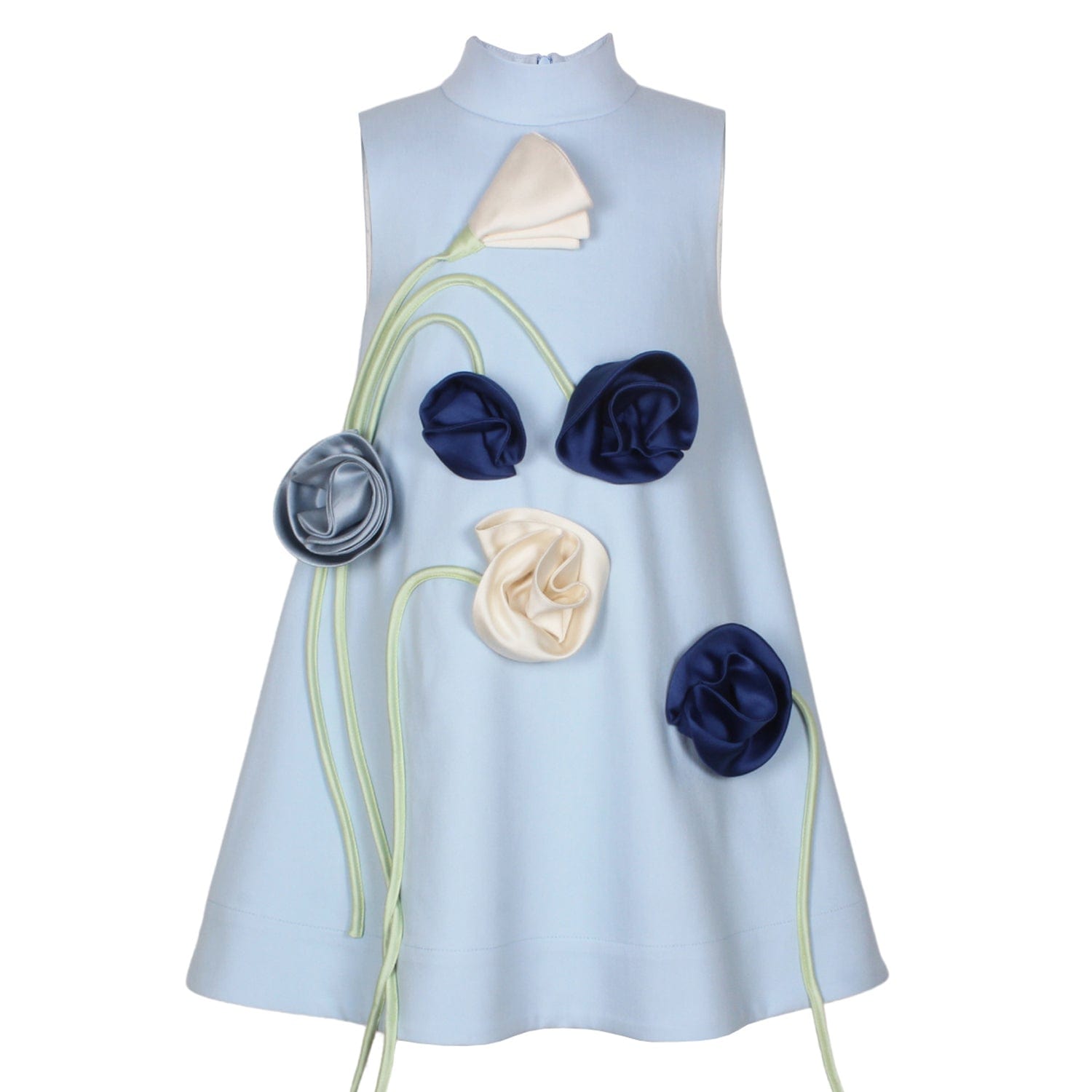 Jessie & James Girls Occasion Flower Dress Light Blue – Jessie and James