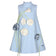 Jessie & James Girls Occasion Flower Dress Light Blue