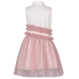 Grace Dress Pink Daisy Jacquard