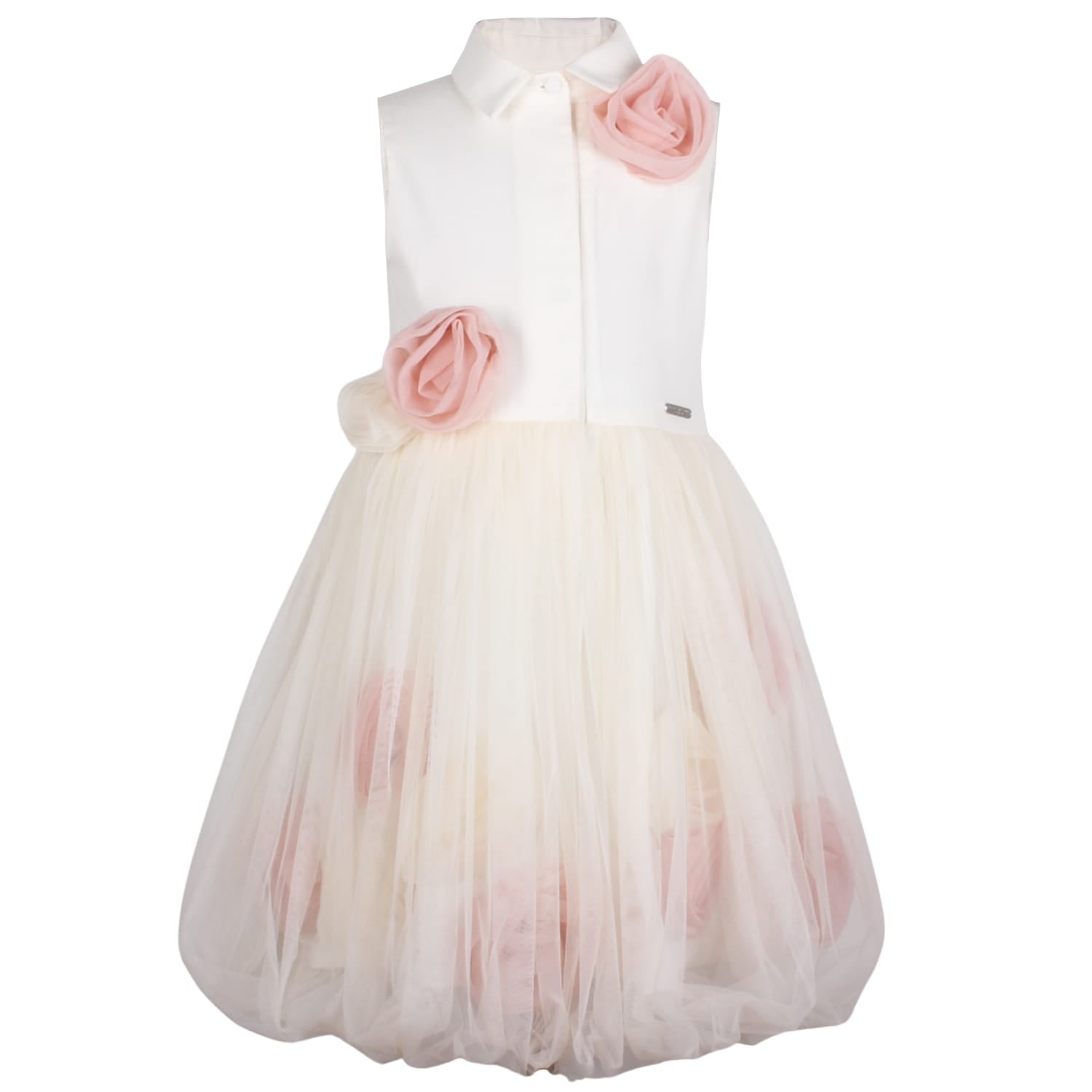 Ivy Veil Dress Off White