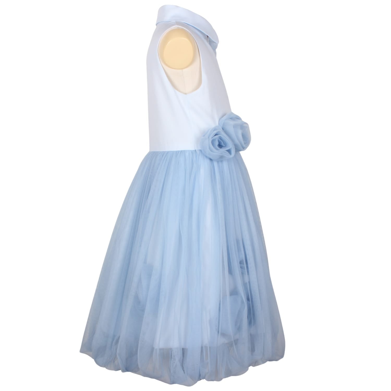 Ivy Veil Dress Pale Blue