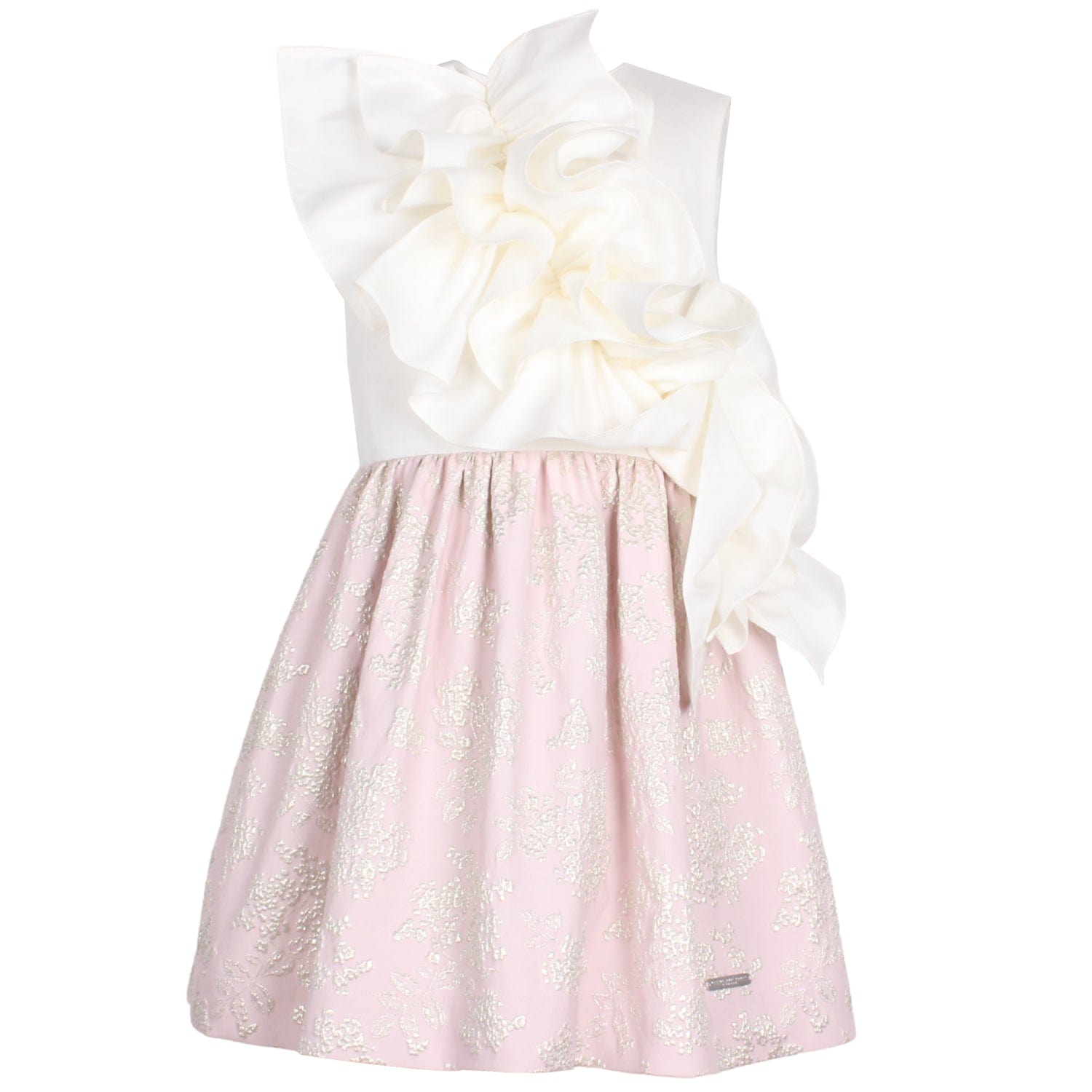 Light Breeze Dress Pink Berry Jacquard