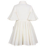 Little Sister Dress White Texture 6YRS SAMPLE