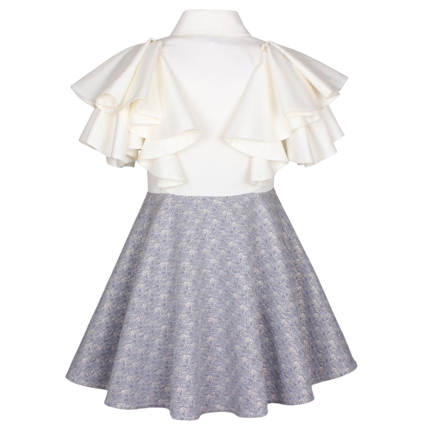 Maisie Dress Brushstroke Jacquard