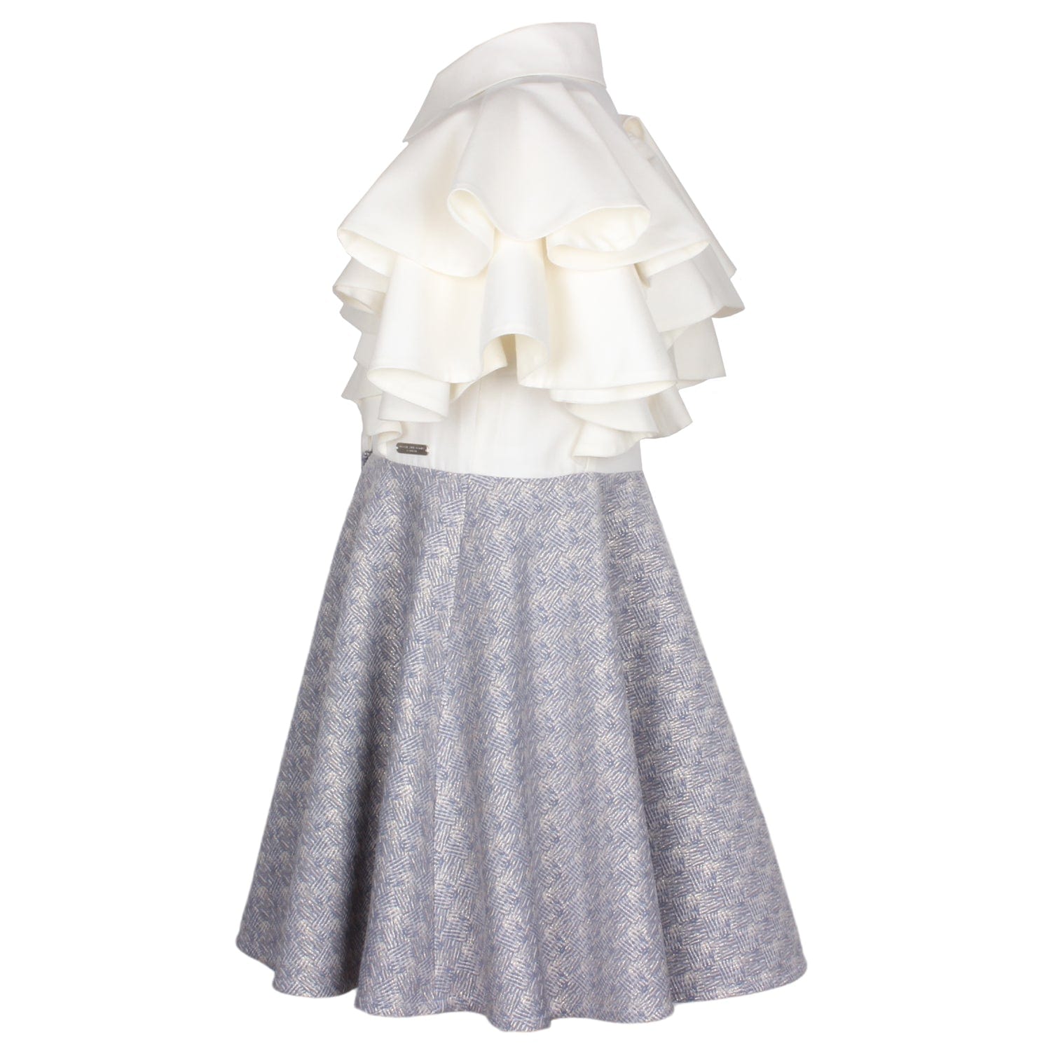 Maisie Dress Brushstroke Jacquard