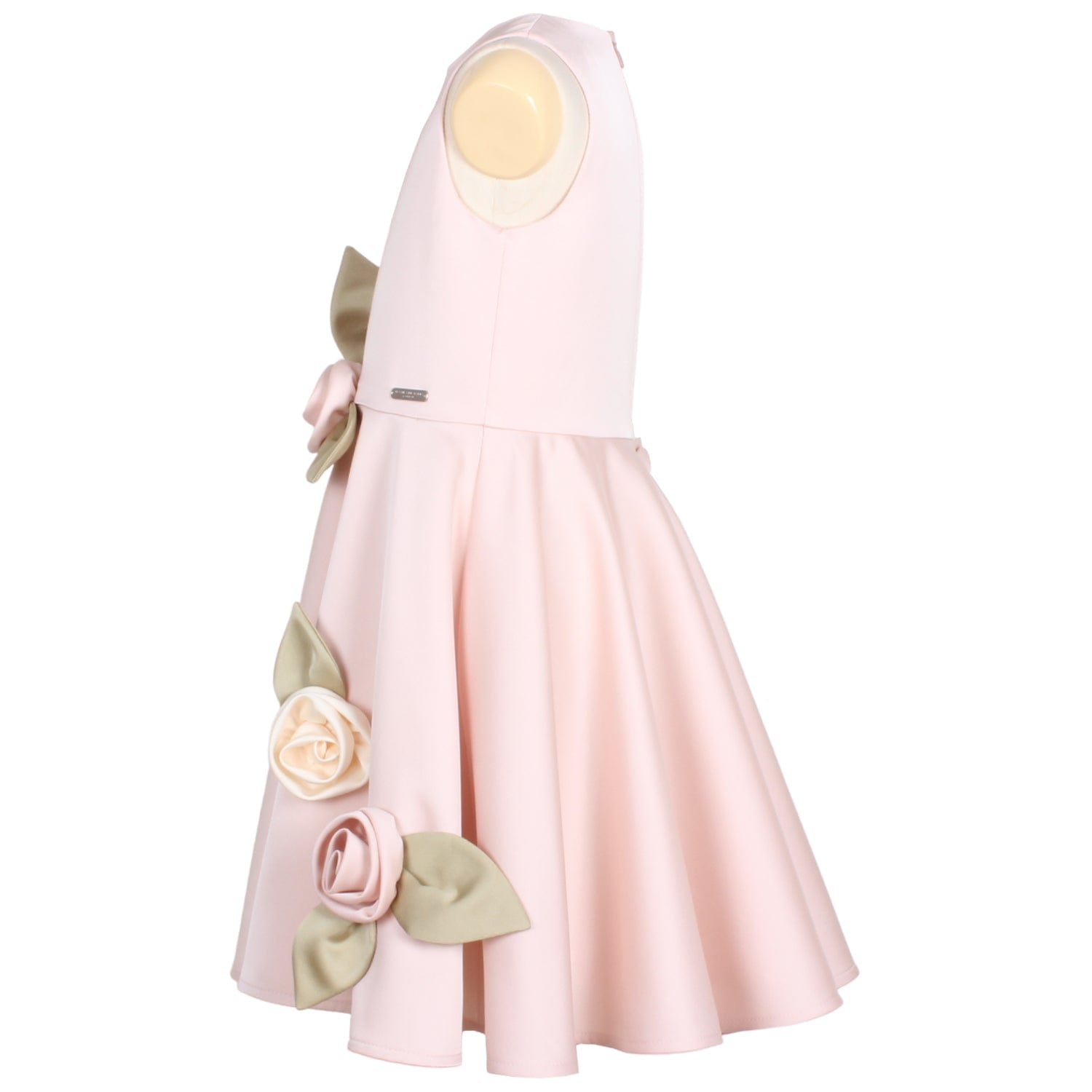 Midsommer Dress Pink Satin