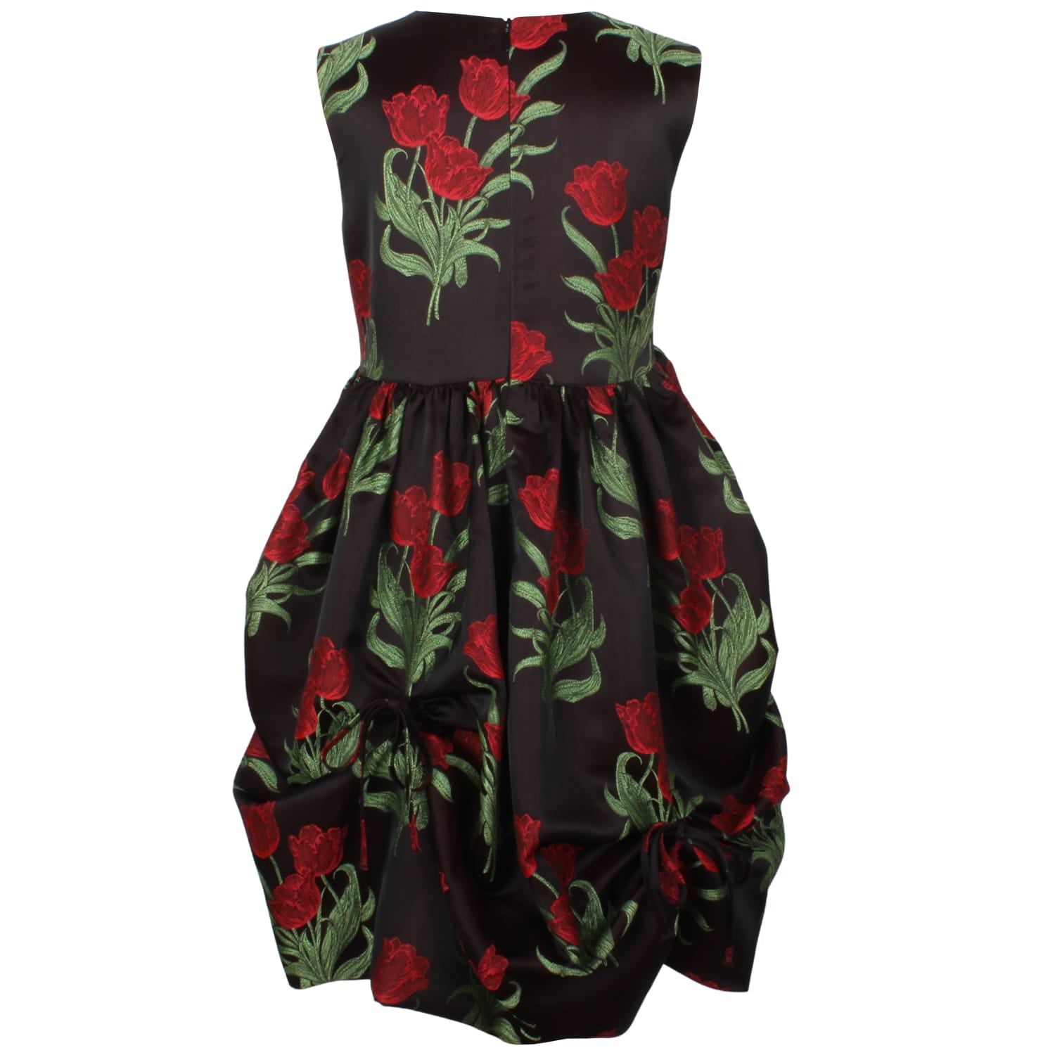 Oak & Might Dress Red Roses Jacquard 6YRS SAMPLE