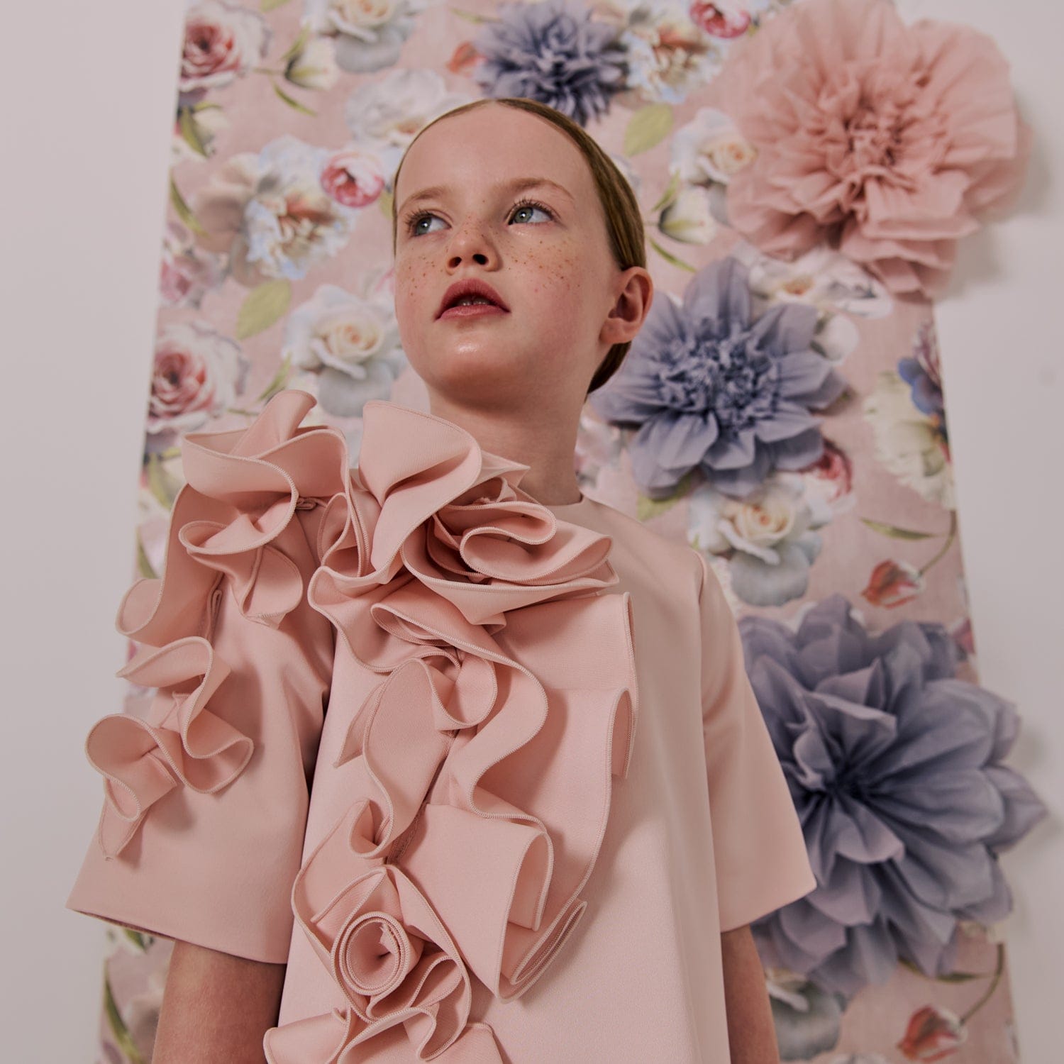 Orchard Dress Creme Satin