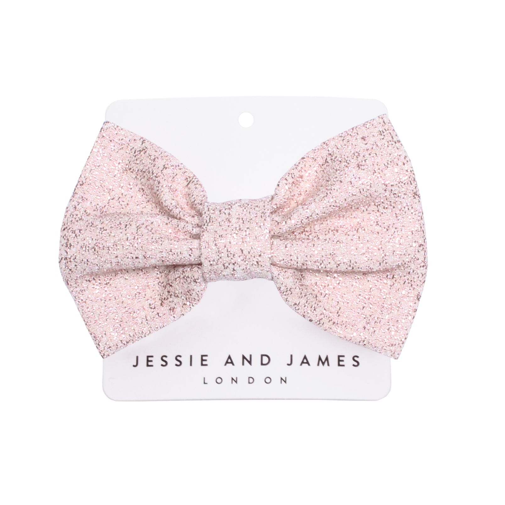 Origami Hair Clip Pink Sparkle