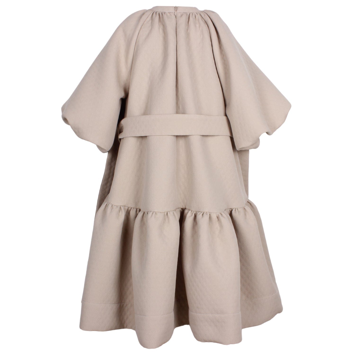 Periwinkle Dress Creme Quilted Jacquard 6YRS SAMPLE