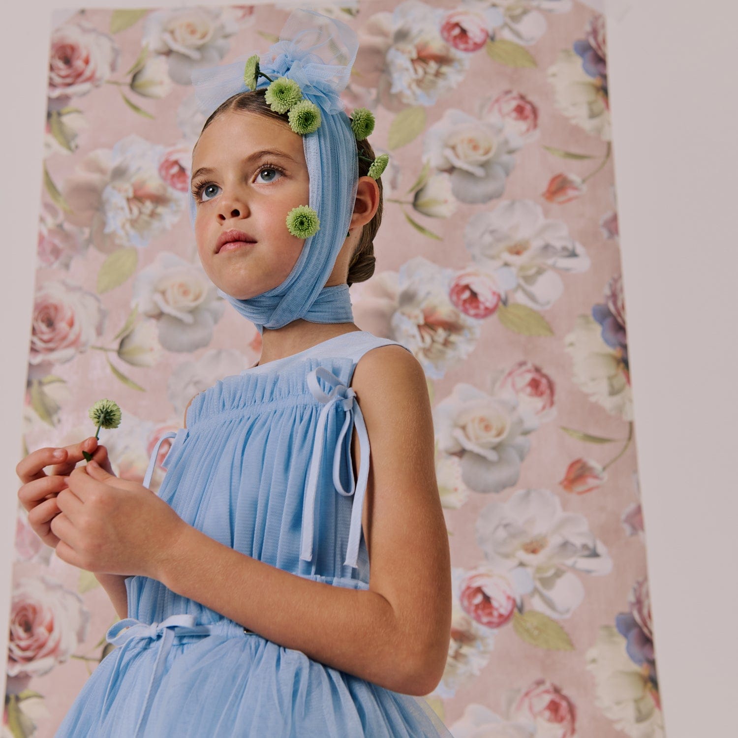 Princess Dress Blue Clouds