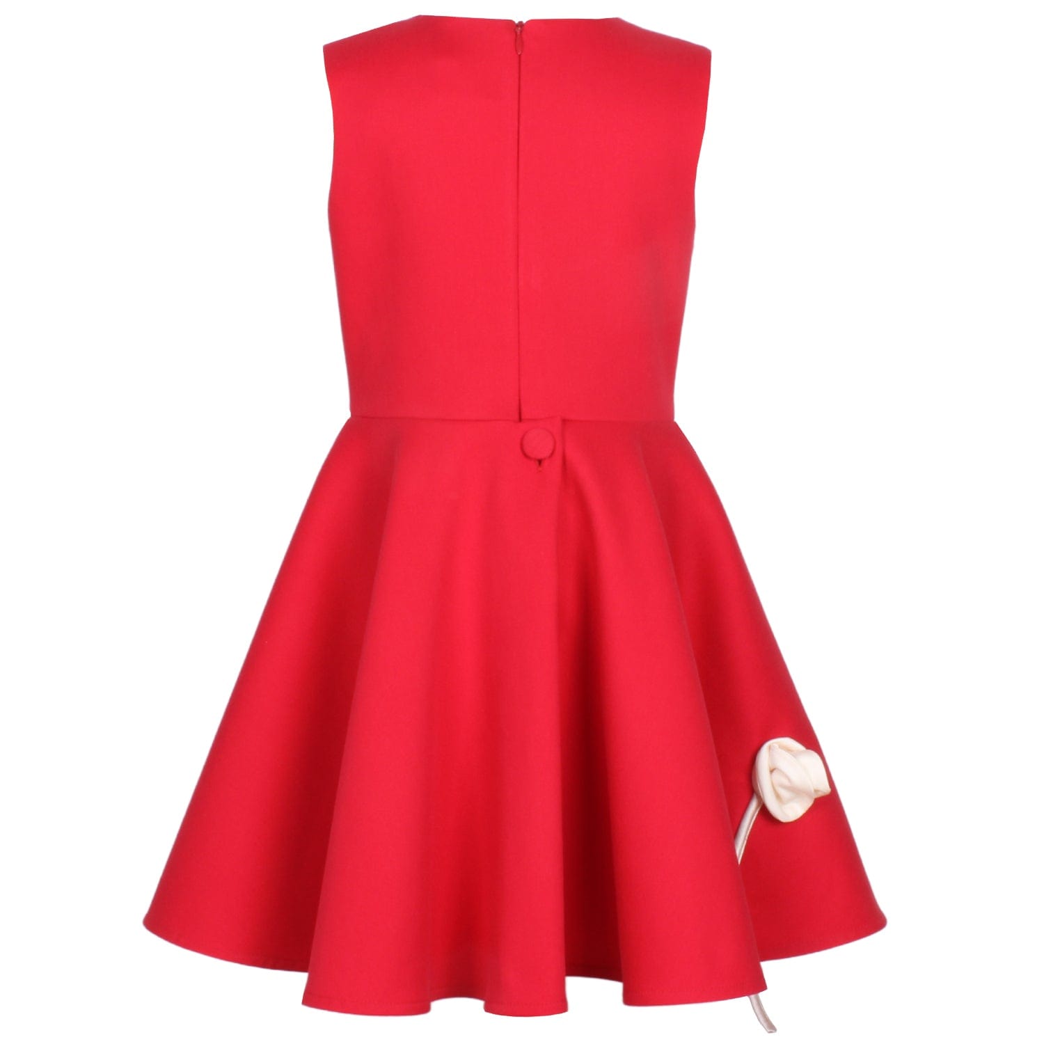 Rain Of Flowers Dress Royal Red