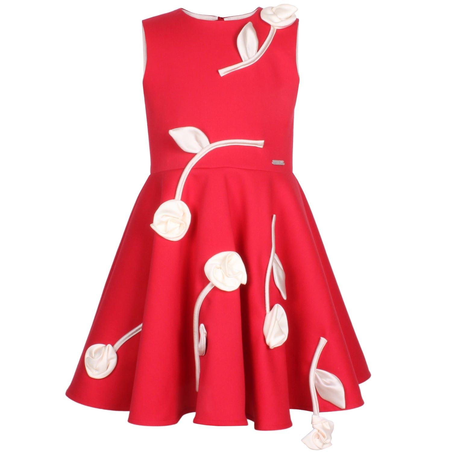 Rain Of Flowers Dress Royal Red