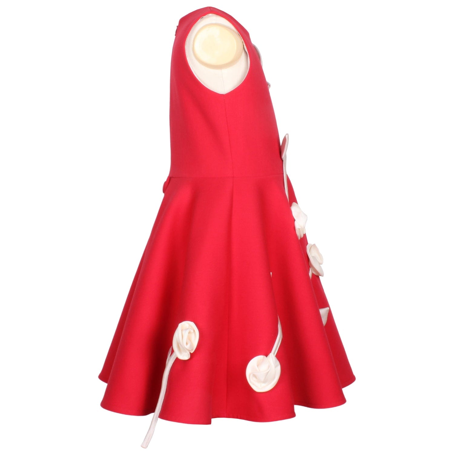 Rain Of Flowers Dress Royal Red