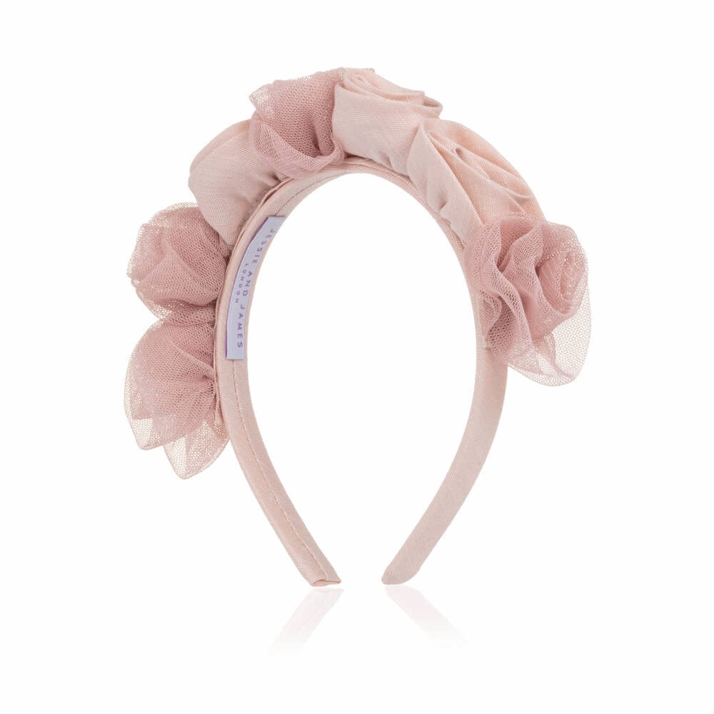 Ring O Roses Headband Soft Pink