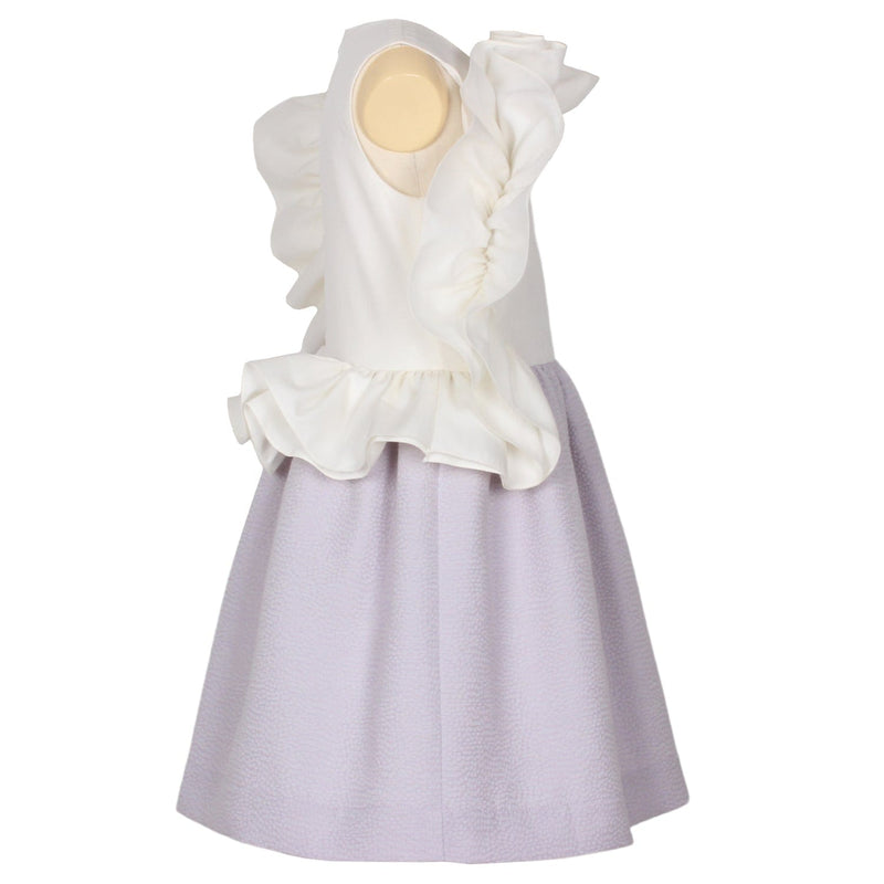 Solstice Dress Lilac Texture