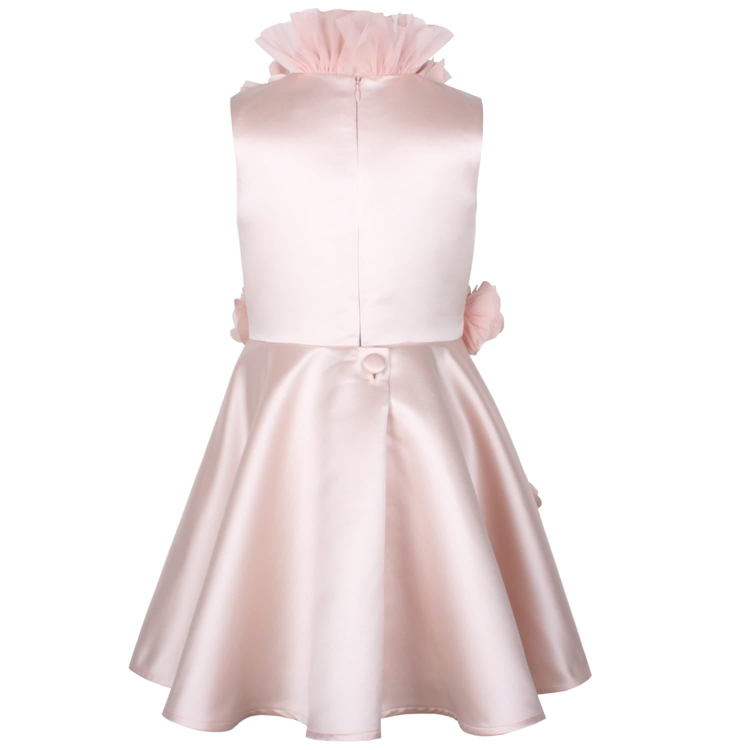 Trinket Dress Pink Satin