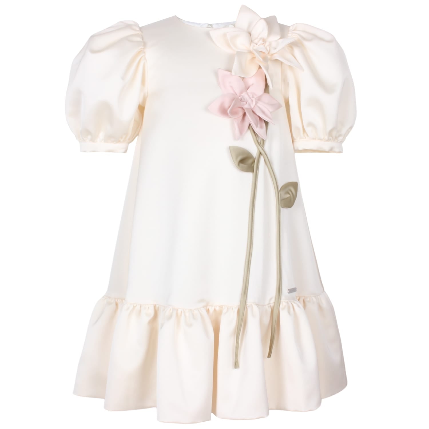 Walk In The Park Dress Creme Satin 6YRS SAMPLE