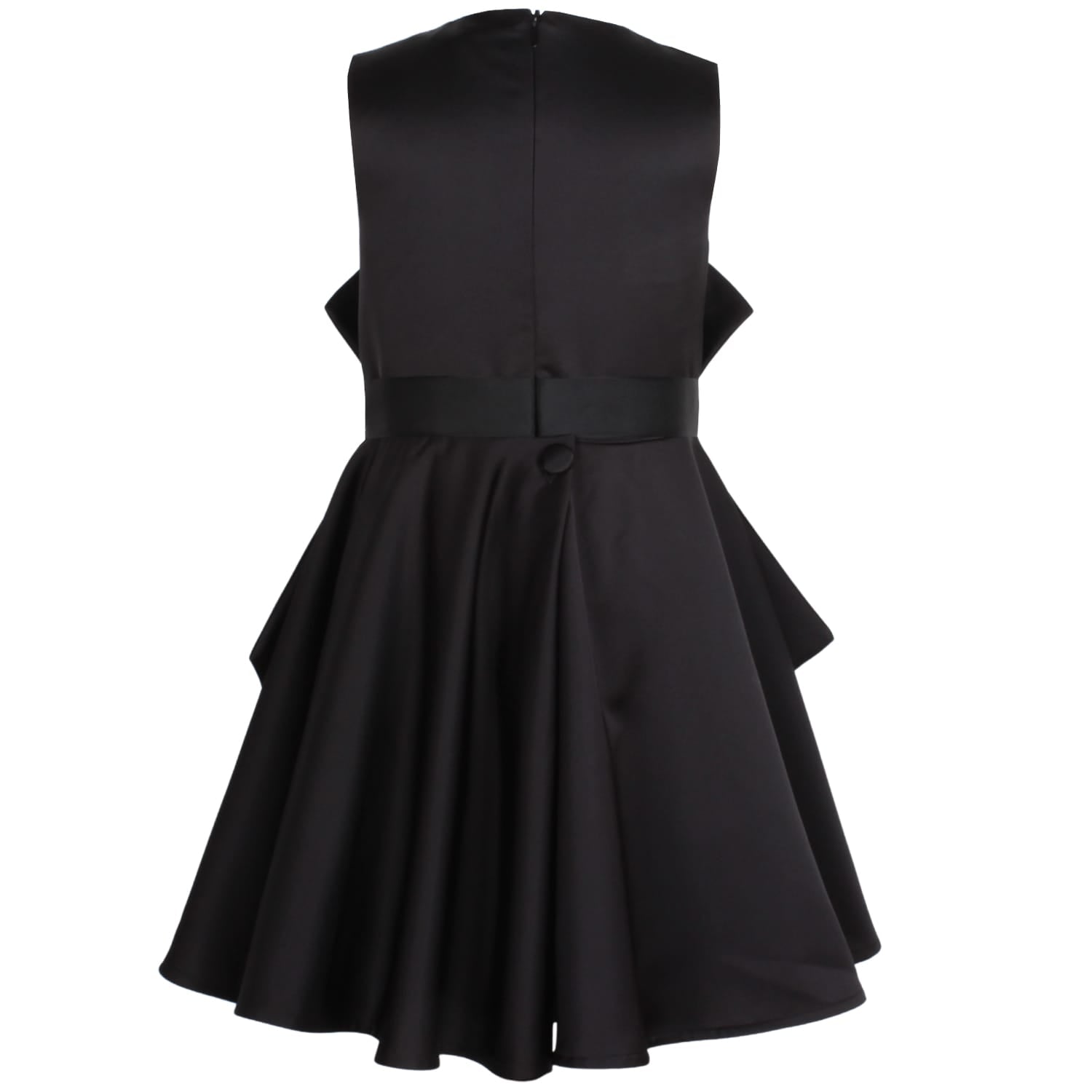 Wind And Dew Dress Black Satin