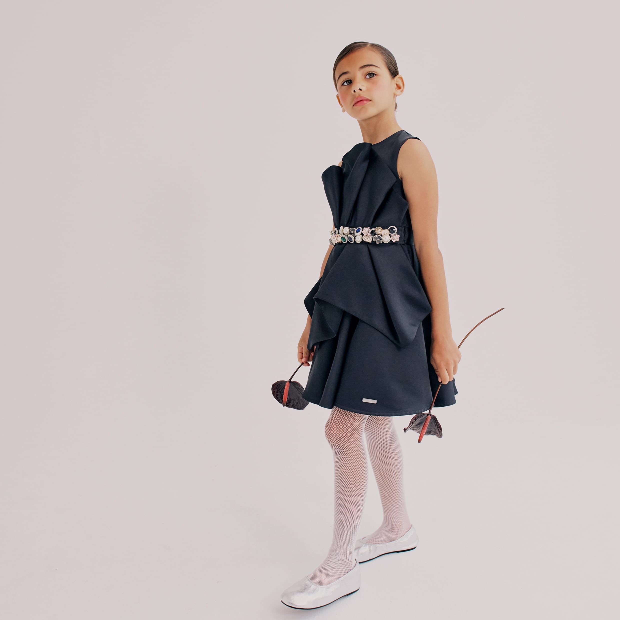 Wind And Dew Dress Creme Satin