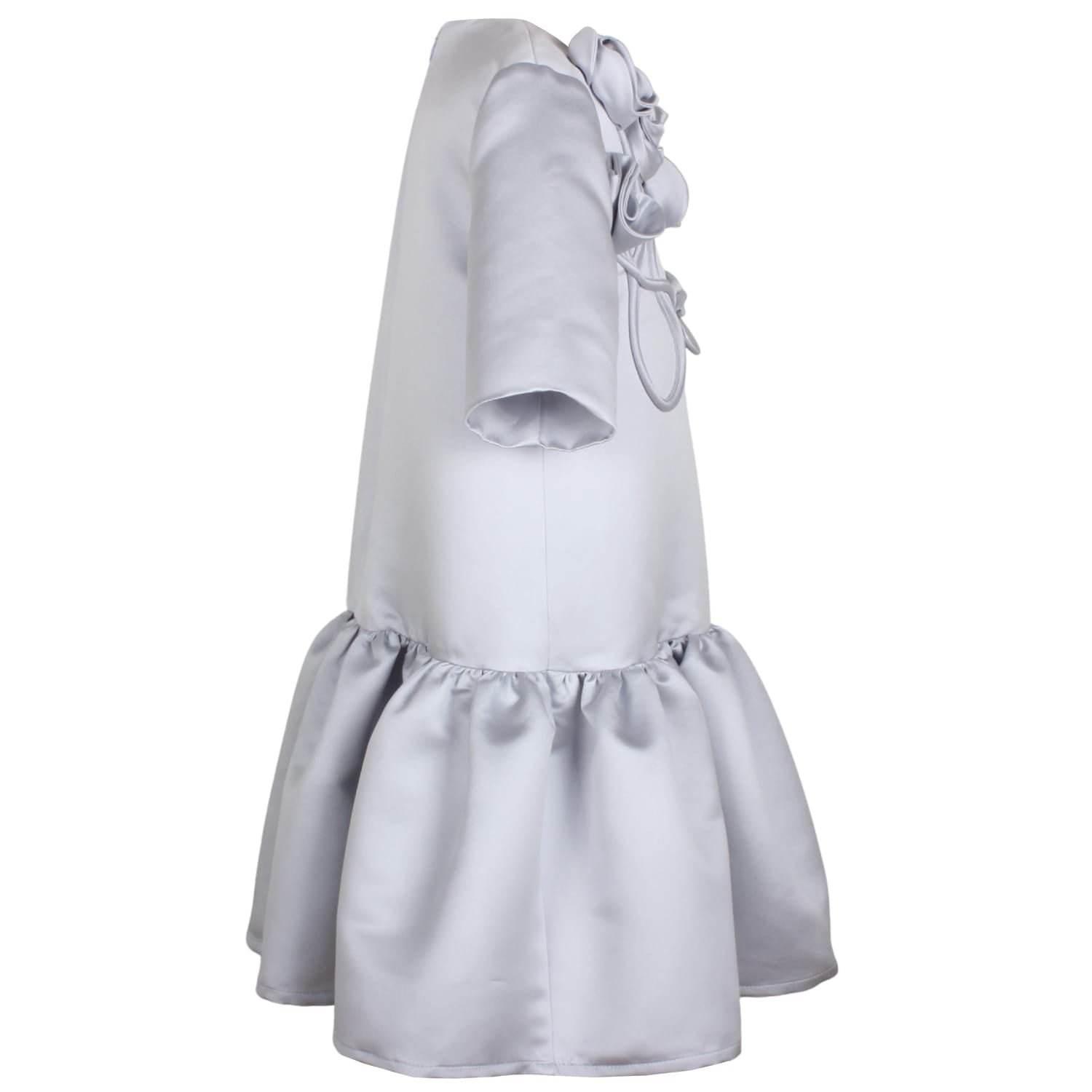Zynnia Dress Blue Satin