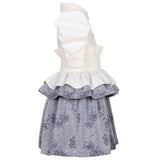 Carolina Dress Grey Flower