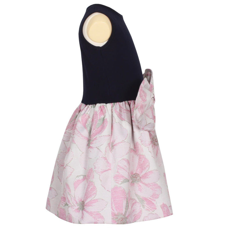 Katlyn Dress Pink Floral Jacquard