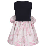 Katlyn Dress Pink Floral Jacquard