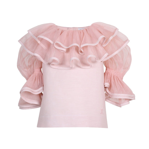 Harlequin Blouse Soft Pink
