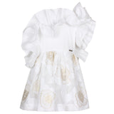 Solstice Dress White Rose