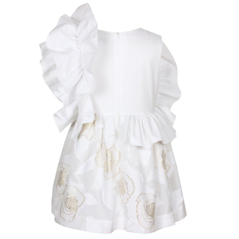 Solstice Dress White Rose